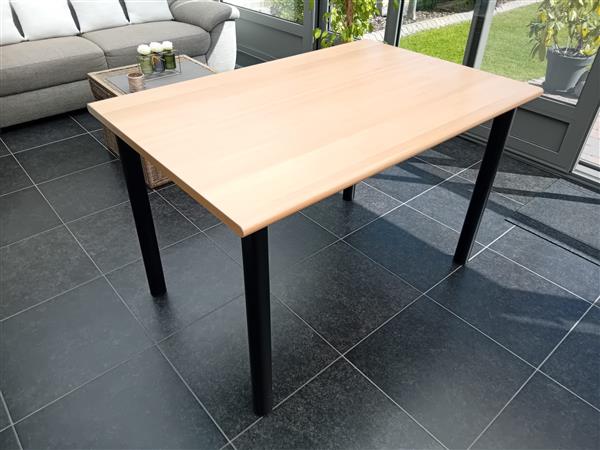 Grote foto solide keukentafel huis en inrichting eettafels