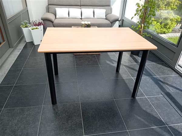 Grote foto solide keukentafel huis en inrichting eettafels