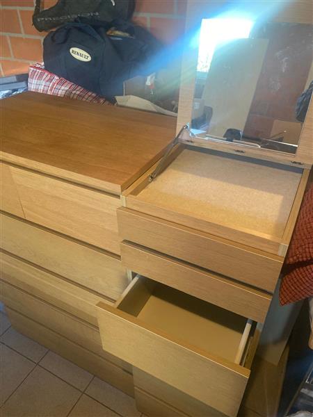 Grote foto ladenkast met spiegel huis en inrichting ladekasten