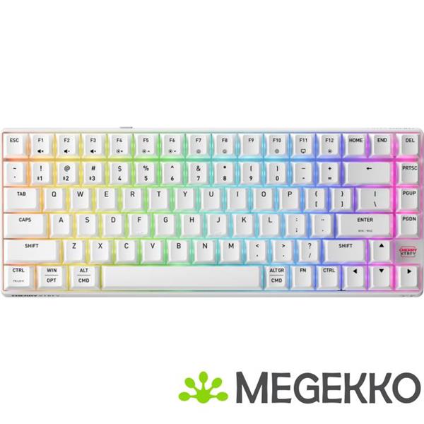 Grote foto cherry xtrfy k33 compact wit draadloos gaming toetsenbord computers en software overige computers en software