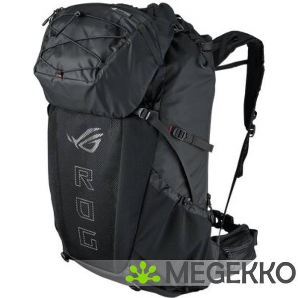 Grote foto asus rog archer ergoair rugzak gaming rugzak zwart eva ethyleen vinyl acetaat lycra nylon computers en software overige computers en software