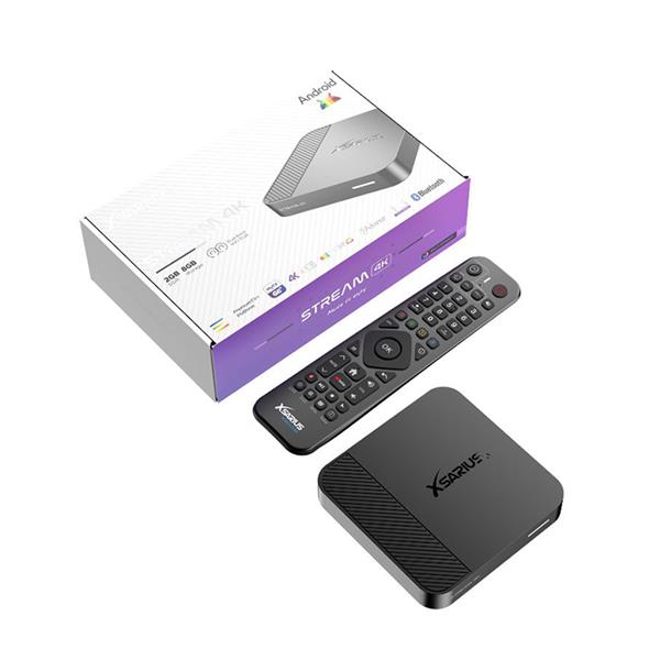 Grote foto xsarius stream 4k android iptv streaming box telecommunicatie zenders en ontvangers