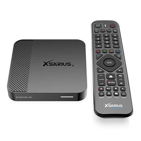 Grote foto xsarius stream 4k android iptv streaming box telecommunicatie zenders en ontvangers