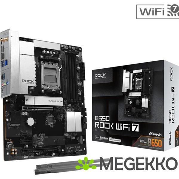 Grote foto asrock b650 rock wifi 7 computers en software moederborden