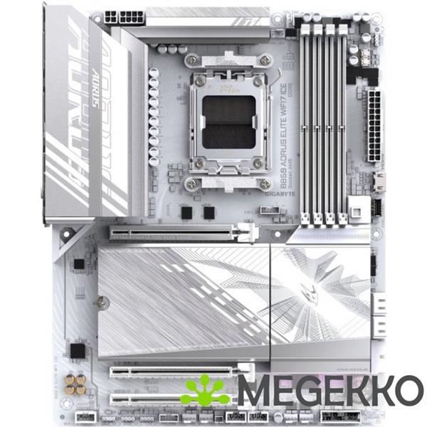 Grote foto gigabyte b850 aorus elite wifi7 ice computers en software moederborden