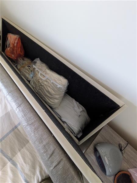 Grote foto waterbed 180x200 2 nachtkastjes complete set huis en inrichting waterbedden