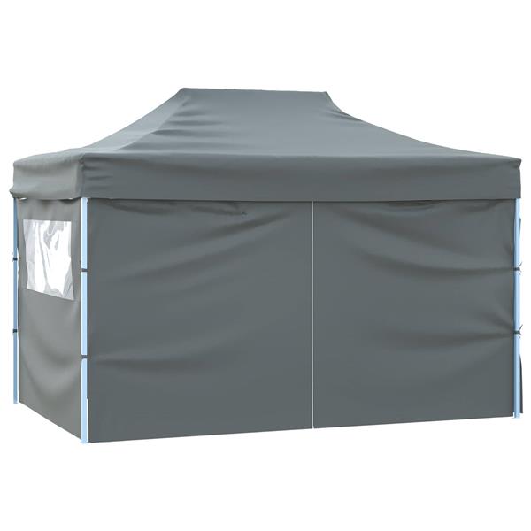 Grote foto vidaxl partytent antraciet 291 x 431 x 315 cm oxford stof tuin en terras overige tuin en terras