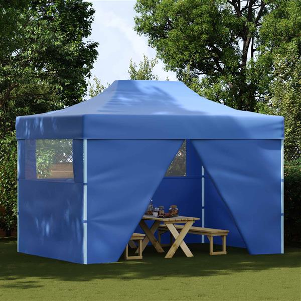 Grote foto vidaxl partytent blauw 291 x 431 x 315 cm oxford stof tuin en terras overige tuin en terras