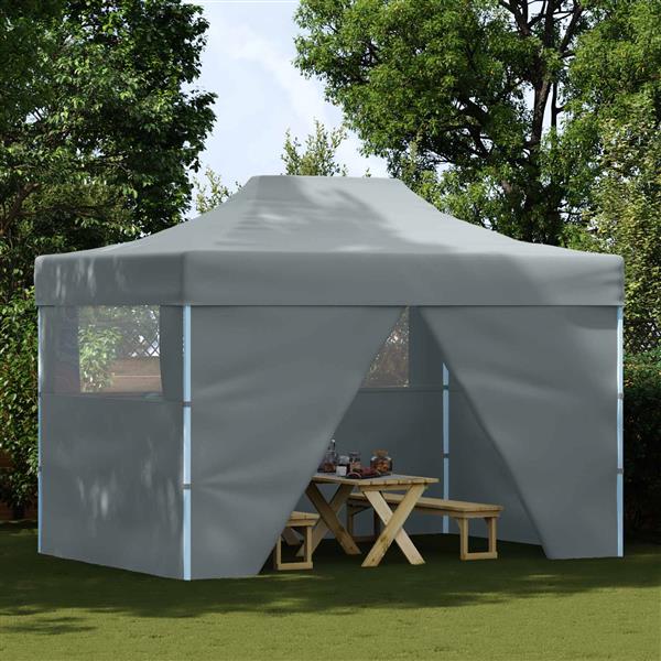 Grote foto vidaxl partytent antraciet 291 x 431 x 315 cm oxford stof tuin en terras overige tuin en terras