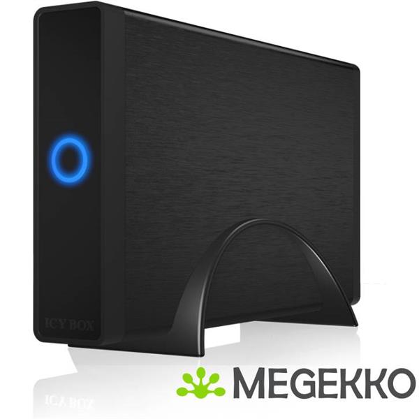 Grote foto icy box ib 377u3 hdd enclosure 3.5 zwart computers en software behuizingen en kasten