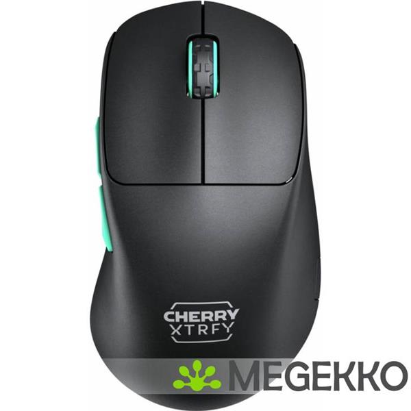 Grote foto cherry xtrfy m64 zwart ergonomische draadloze gaming muis computers en software overige computers en software