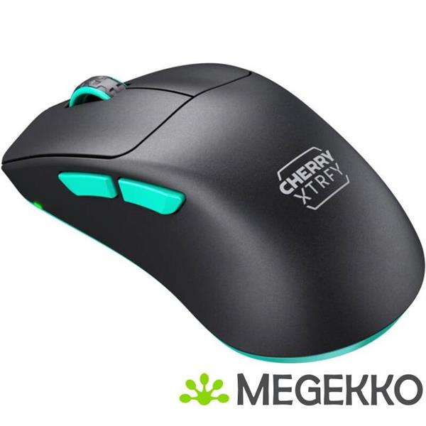 Grote foto cherry xtrfy m64 zwart ergonomische draadloze gaming muis computers en software overige computers en software