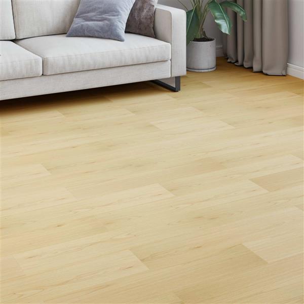 Grote foto vidaxl laminaatvloer 5 pcs zacht beige 101 x 20 x 0 8 cm bewerkt hout doe het zelf en verbouw tegels