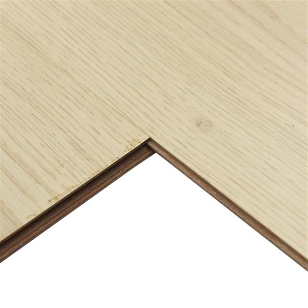 Grote foto vidaxl laminaatvloer 5 pcs zacht beige 101 x 20 x 0 8 cm bewerkt hout doe het zelf en verbouw tegels