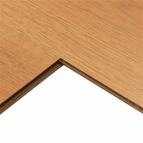 Grote foto vidaxl laminaatvloer 5 pcs licht beige 101 x 20 x 0 8 cm bewerkt hout doe het zelf en verbouw tegels