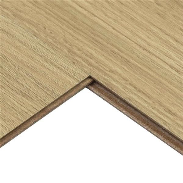 Grote foto vidaxl laminaatvloer 15 pcs zacht cr me 101 x 20 x 0 8 cm bewerkt hout doe het zelf en verbouw tegels