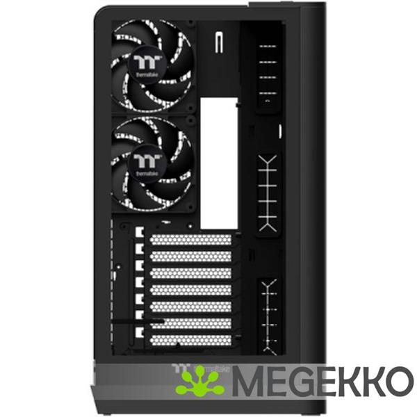 Grote foto thermaltake view 390 tg midi tower zwart computers en software behuizingen en kasten
