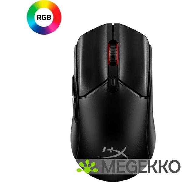 Grote foto hyperx pulsefire haste 2 core wls gaming muis zwart zwart computers en software overige computers en software