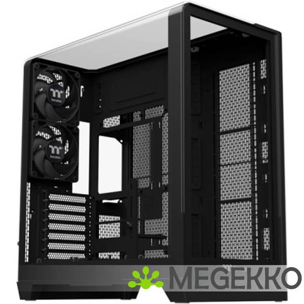 Grote foto thermaltake view 390 tg midi tower zwart computers en software behuizingen en kasten