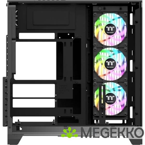 Grote foto thermaltake view 390 tg midi tower zwart computers en software behuizingen en kasten