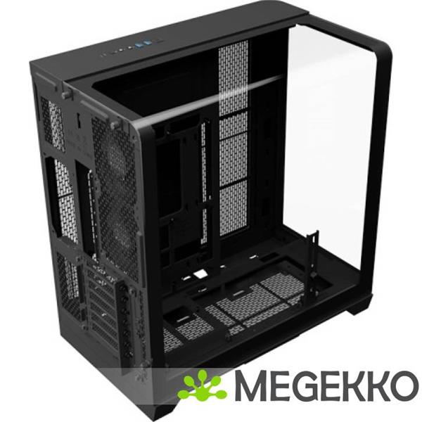 Grote foto thermaltake view 390 tg midi tower zwart computers en software behuizingen en kasten