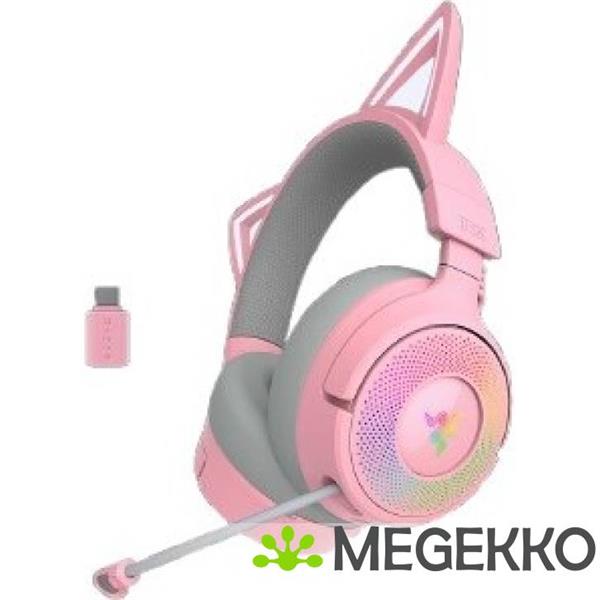 Grote foto razer kraken kitty v3 pro roze gaming headset audio tv en foto koptelefoons