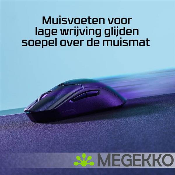 Grote foto hyperx pulsefire haste 2 core wls gaming muis zwart zwart computers en software overige computers en software