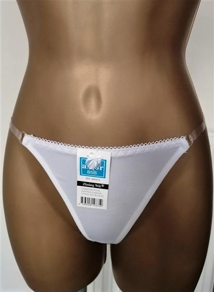 Grote foto witte string met transparante bandjes xs s m kleding dames ondergoed en lingerie