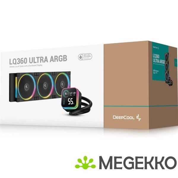 Grote foto deepcool lq360 ultra argb black computers en software overige computers en software