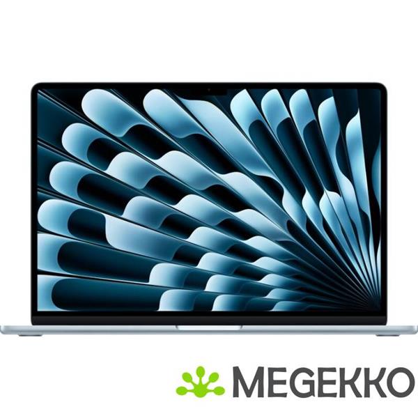 Grote foto apple macbook air 2026 15.3 m5 sky blue computers en software overige computers en software