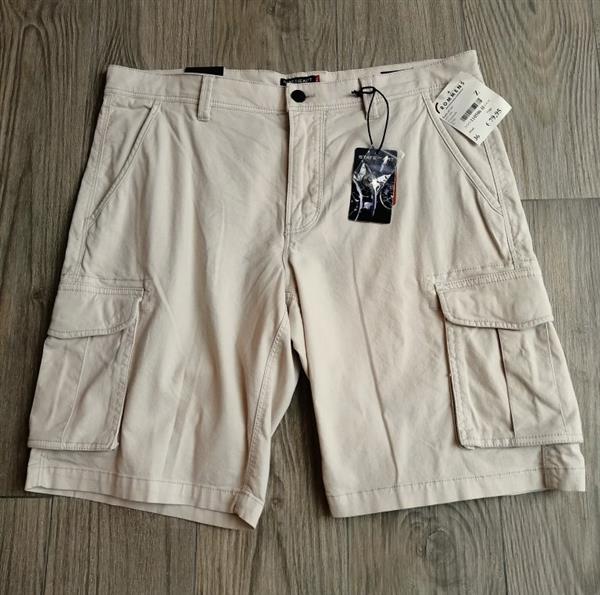 Grote foto nieuwe bermuda state of art naturelkleur l xl kleding heren broeken en pantalons