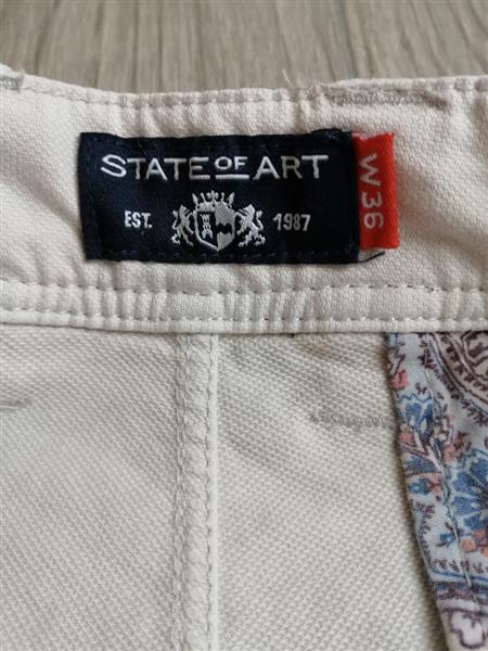 Grote foto nieuwe bermuda state of art naturelkleur l xl kleding heren broeken en pantalons