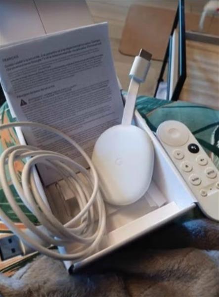 Grote foto google chromecast audio tv en foto mediaspelers