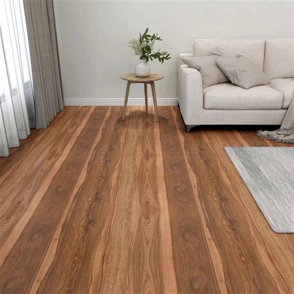Grote foto vidaxl vloerplanken 5 11 m 55 pcs pvc donker hout doe het zelf en verbouw tegels