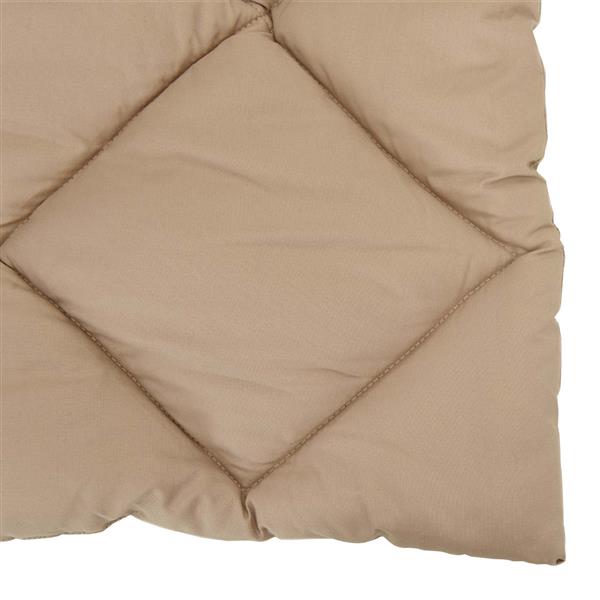 Grote foto vidaxl zomerdekbed taupe 220 x 140 cm microfiber huis en inrichting bedden