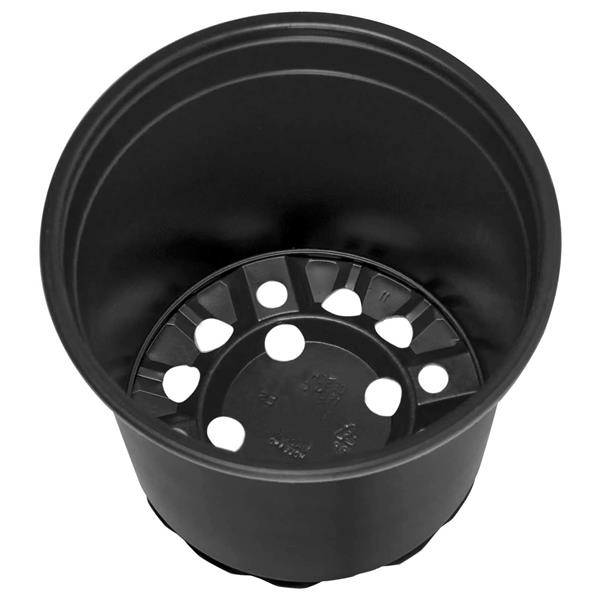 Grote foto vidaxl bloempot 200 pcs zwart 15 x 13 cm kunststof tuin en terras overige tuin en terras