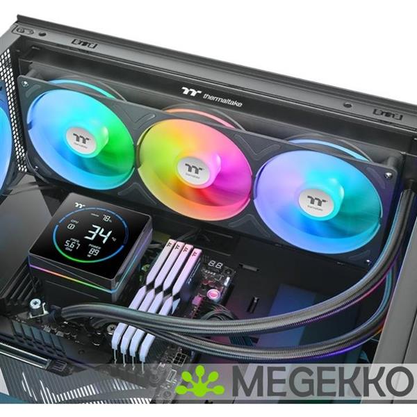 Grote foto thermaltake th360 s v3 argb processor alles in n vloeistofkoeler 12 cm zwart 1 stuk s computers en software overige computers en software