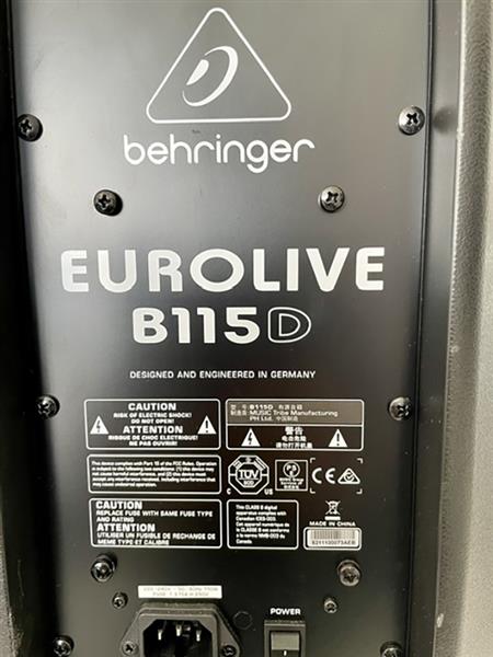 Grote foto behringer eurolive b115d actieve audio boxen muziek en instrumenten audio professioneel