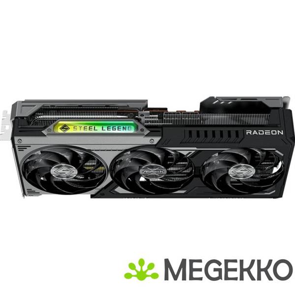 Grote foto asrock steel legend dark radeon rx 9070 gre 12gb computers en software videokaarten