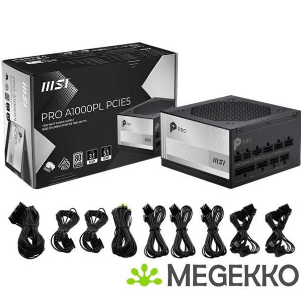 Grote foto msi pro a1000pl pcie5 computers en software overige
