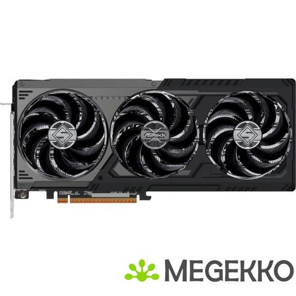 Grote foto asrock steel legend dark radeon rx 9070 gre 12gb computers en software videokaarten