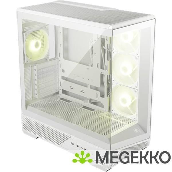 Grote foto msi mag pano 130r pz white computerbehuizing midi tower wit computers en software behuizingen en kasten