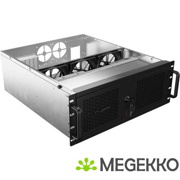 Grote foto lanberg sc01 5204 12b modulair serverchassis rack 4u 0 gb computers en software behuizingen en kasten