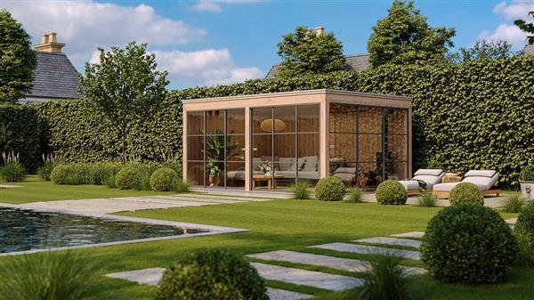 Grote foto maatwerk premium tuinhuis copenhagen tuin en terras tuinhuisjes en blokhutten