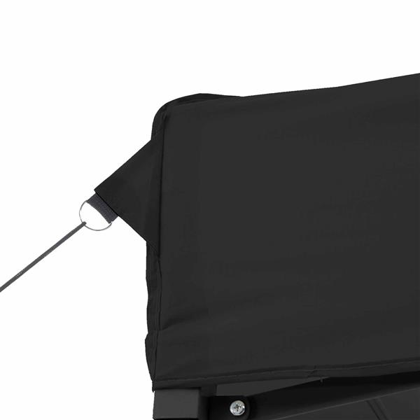Grote foto vidaxl partytent zwart 279 x 410 x 315 cm oxford stof tuin en terras overige tuin en terras