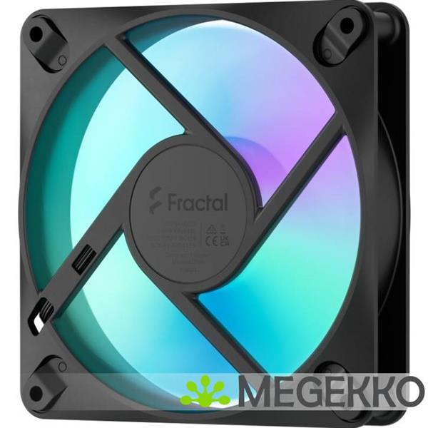 Grote foto fractal design dynamic 3 12 reverse rgb black computers en software overige computers en software