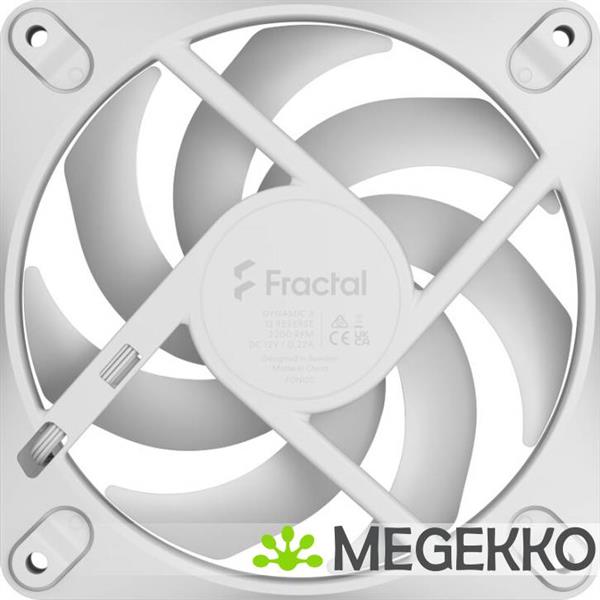 Grote foto fractal design dynamic 3 12 reverse white computers en software overige computers en software