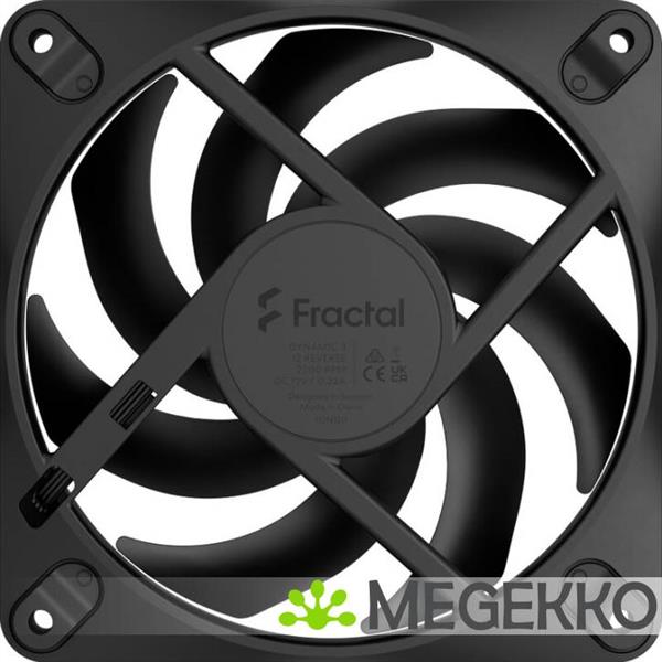 Grote foto fractal design dynamic 3 12 reverse black computers en software overige computers en software
