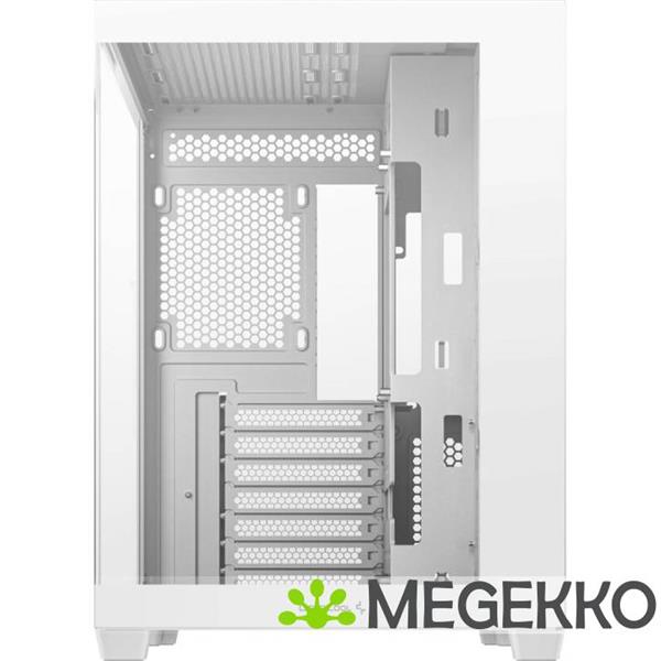 Grote foto deepcool cg530 wh midi tower wit computers en software behuizingen en kasten