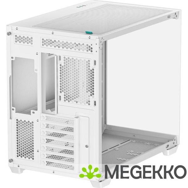 Grote foto deepcool cg530 wh midi tower wit computers en software behuizingen en kasten